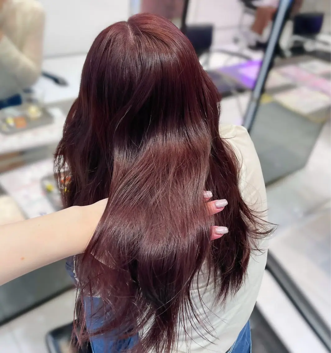 ワンカラー✩.*˚ヘアカラー✩.*˚の写真