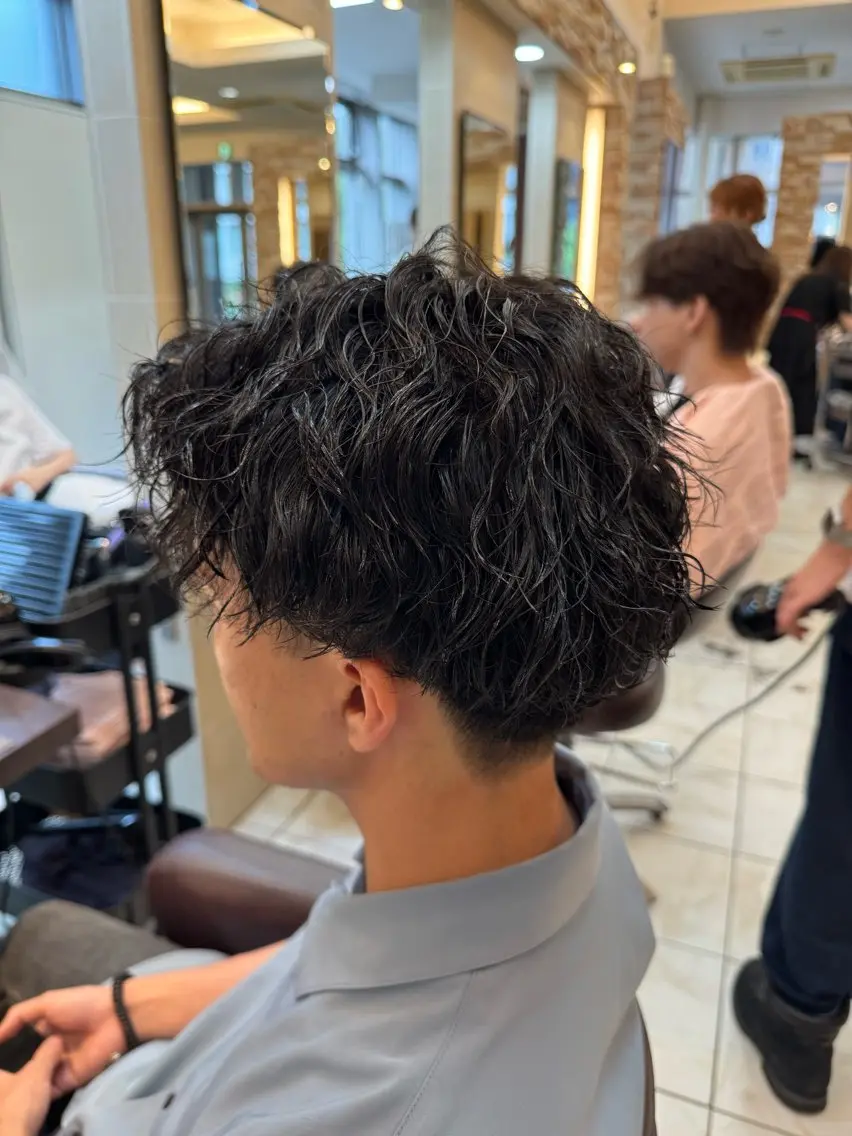 パーマ メンズ カット パーマ ⭐️メンズパーマ 宮野翔⭐️のヘアスタイル