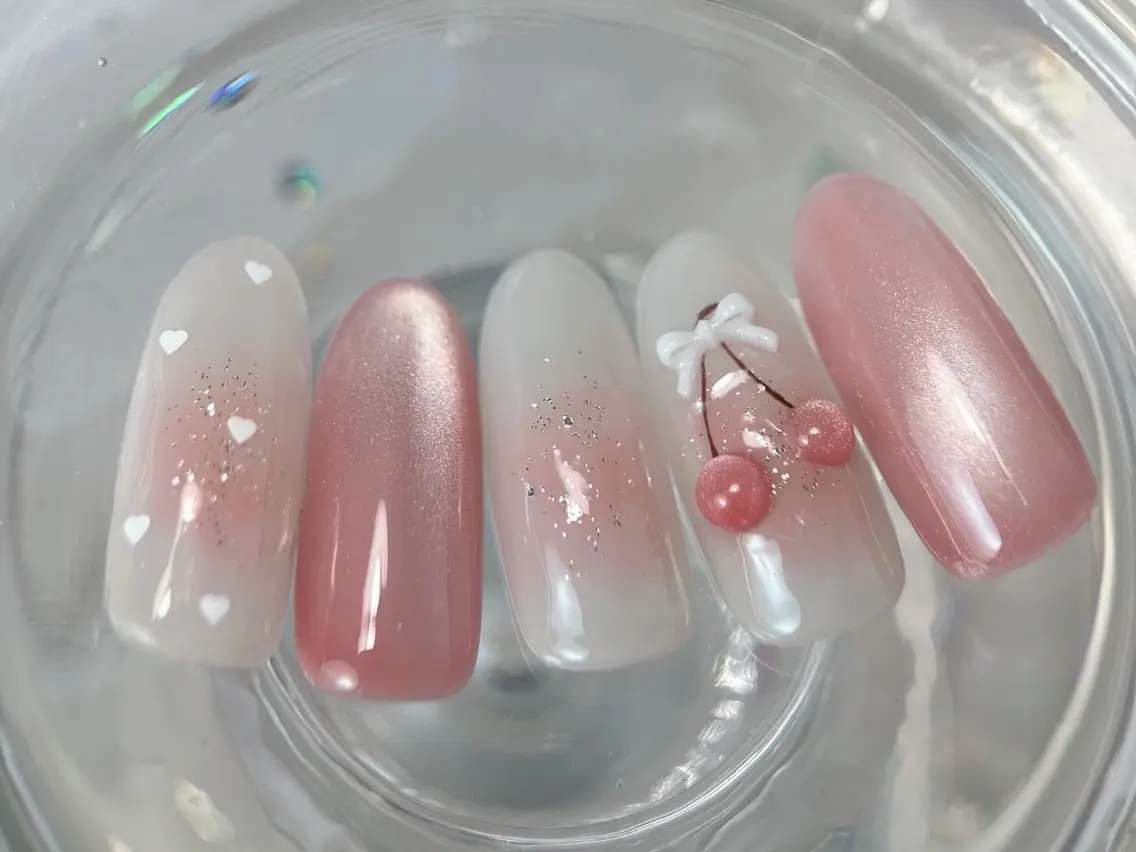 ネイル フットネイル ジェルネイル 韓国ネイル マグネットネイル シンプルネイル ハンドネイル nail salon Lauleaのネイルデザイン