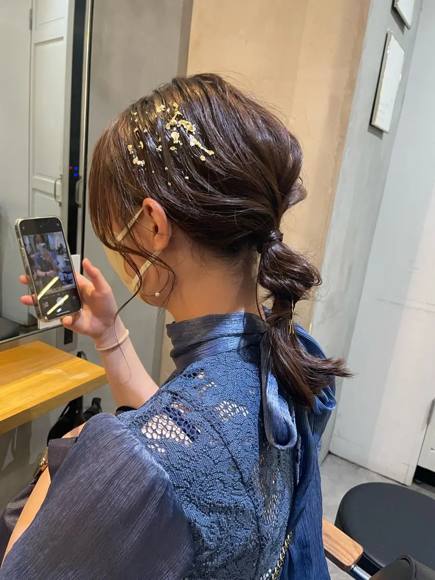 ヘアセット🫧結婚式・成人式・パーティーお任せください💝の写真