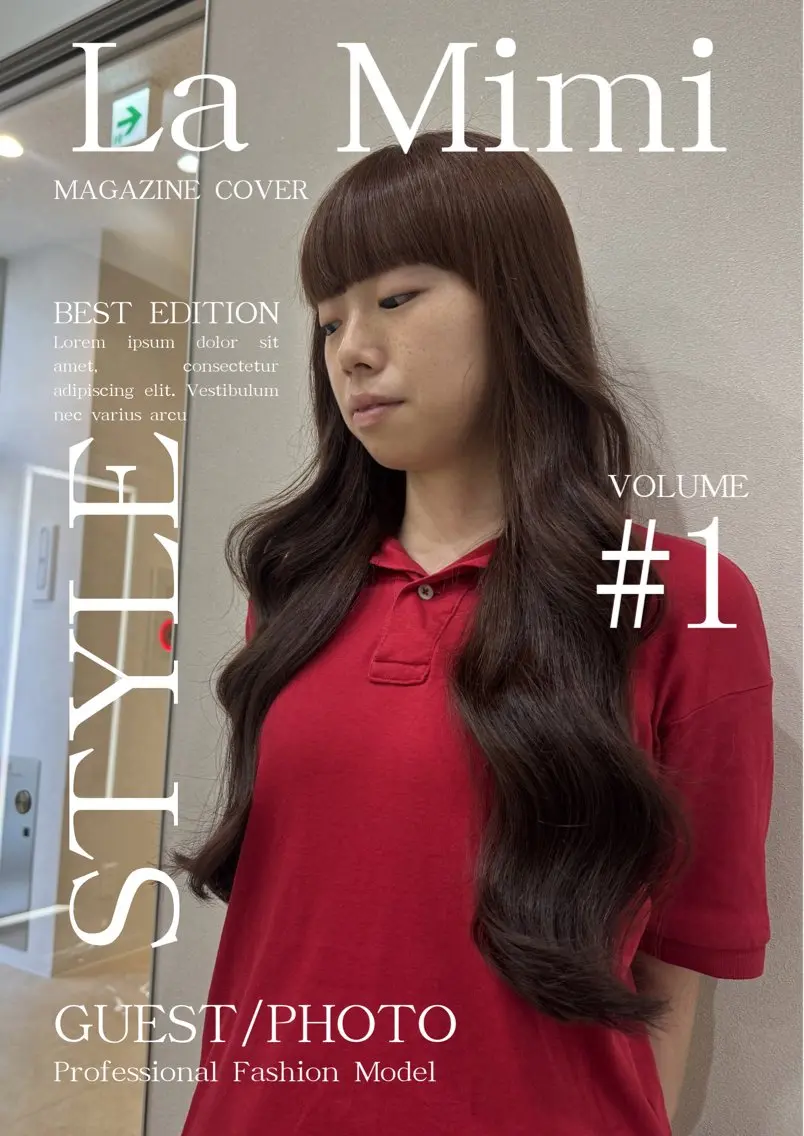 ロング カラー アッシュ バレイヤージュ ミストバング ブリーチ ケアブリーチ ヘアカラー 🫧La Mimi YUI🫧のヘアスタイル