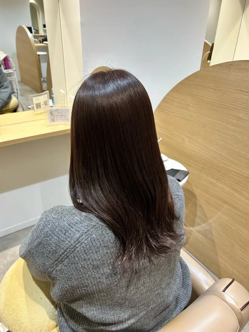 ロング カラー ラベンダーカラー ヘアカラー MIKU .のヘアスタイル