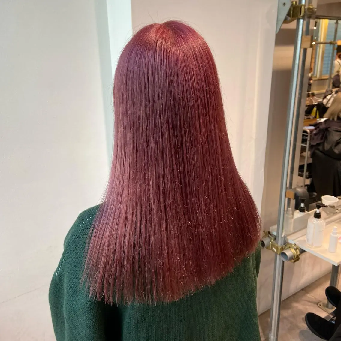 ロング トレンドモテカラー 🩷色落ちまで可愛くのヘアスタイル