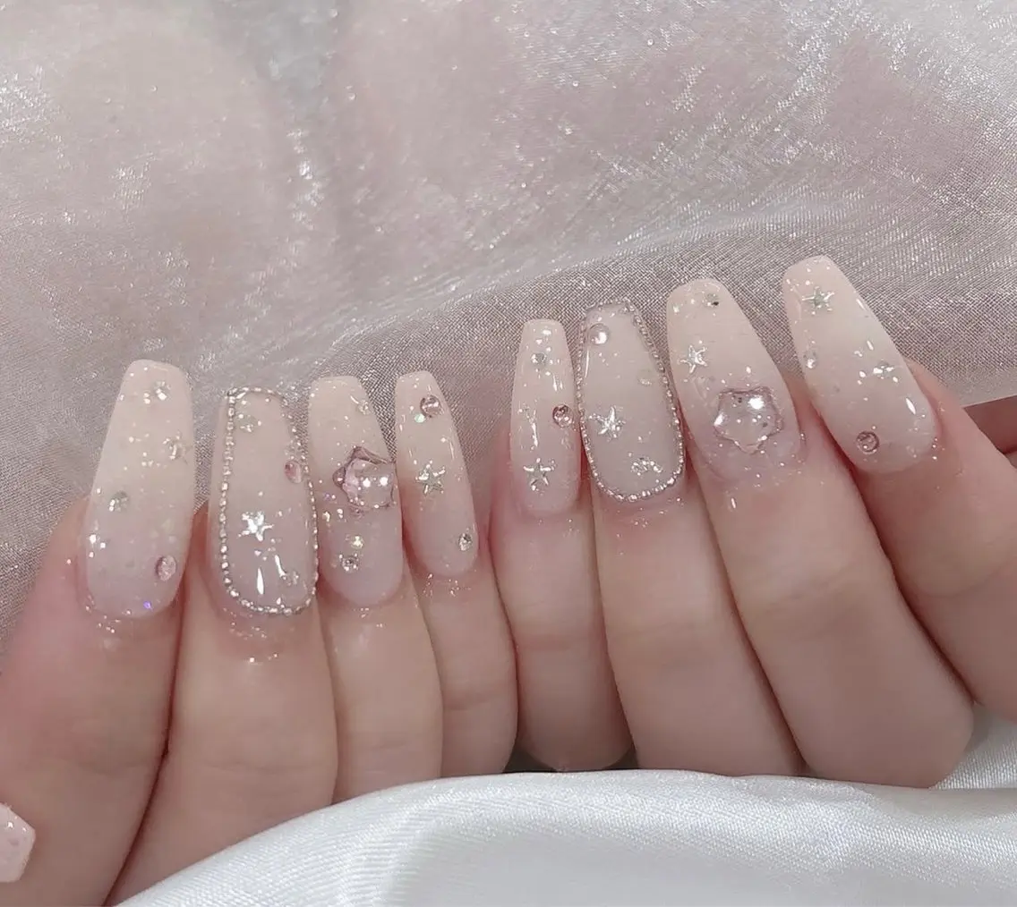 ネイル 韓国ネイル 持ち込み ニュアンスネイル ネイルチップ ハンドネイル TABI ANA.CHUOのネイルデザイン
