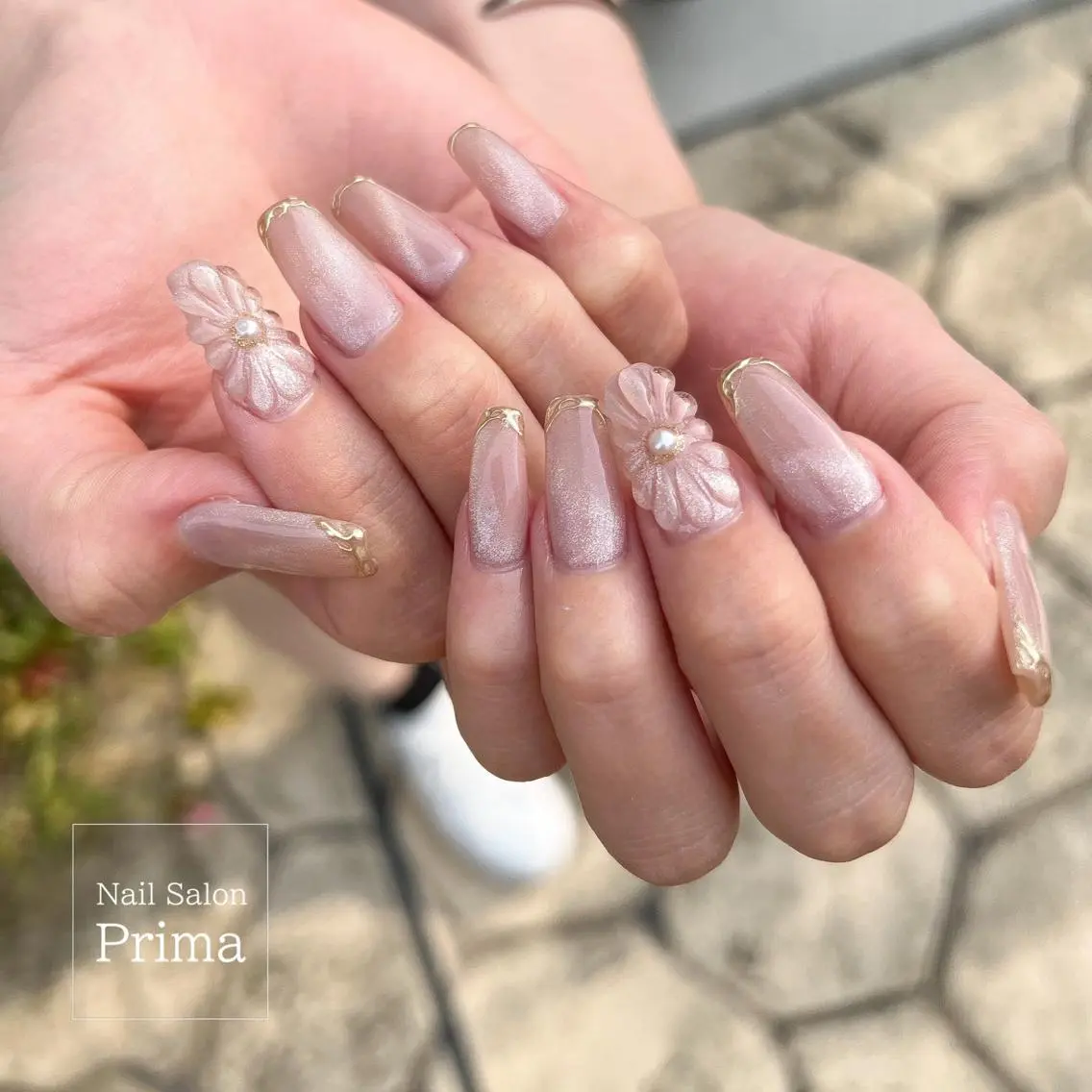 セミロング ネイル SalonPrima 西院Nail&Eyeのネイルデザイン