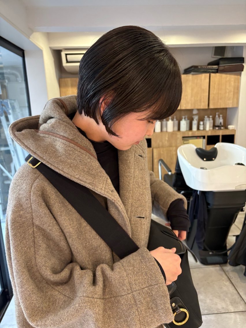 ショート ショートヘア rin 京都美容室のヘアスタイル