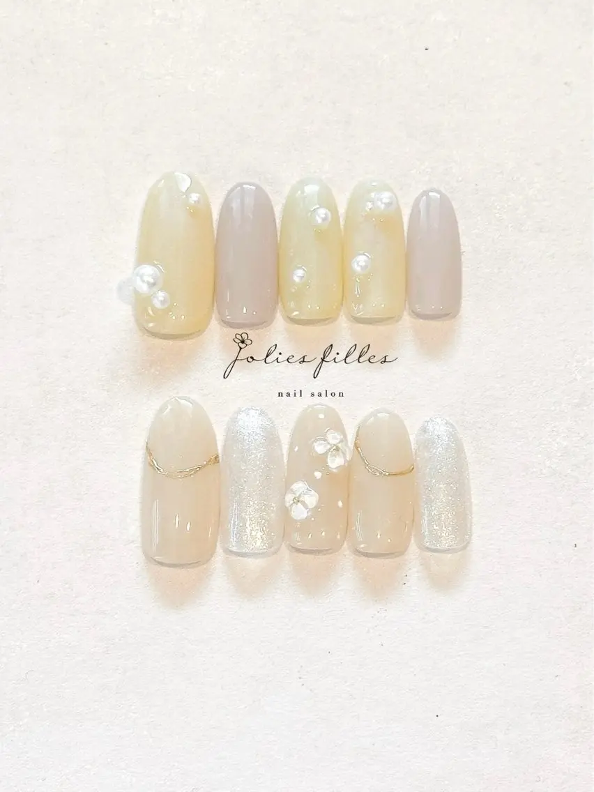 ネイル ハンドネイル ジョリフィーユ 中出のネイルデザイン