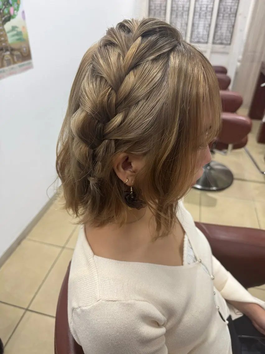 ショート ヘアアレンジ Active西新井店 【宗形 真帆】のヘアスタイル