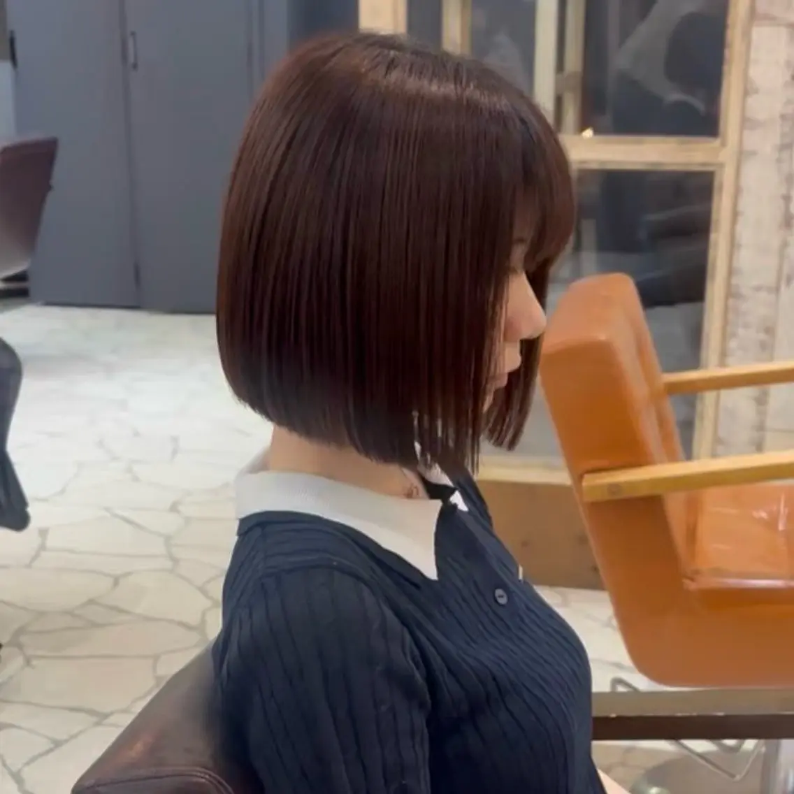 ショート 髪質改善 縮毛矯正 カット ヘアカラー 縮毛矯正 加藤 麻夢のヘアスタイル