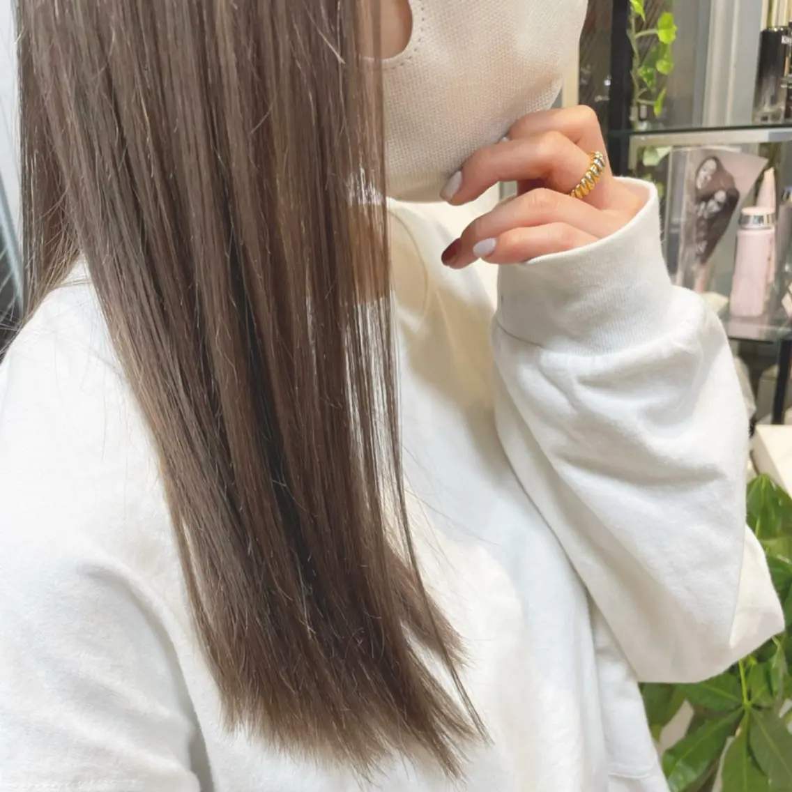 ロング カラー sunny side 大名　りょう👸🏼のヘアスタイル