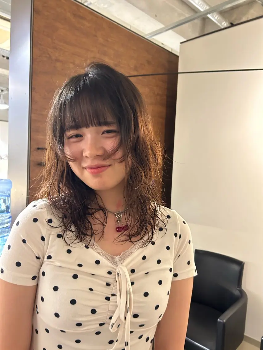 ミディアム カット トリートメント NanaKo 表参道 レイヤー/ハッシュのヘアスタイル