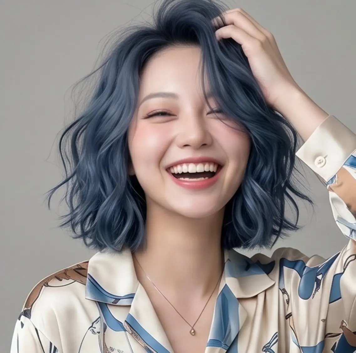 ミディアム ヘアカラー 🩷Eny terrace🩷のヘアスタイル