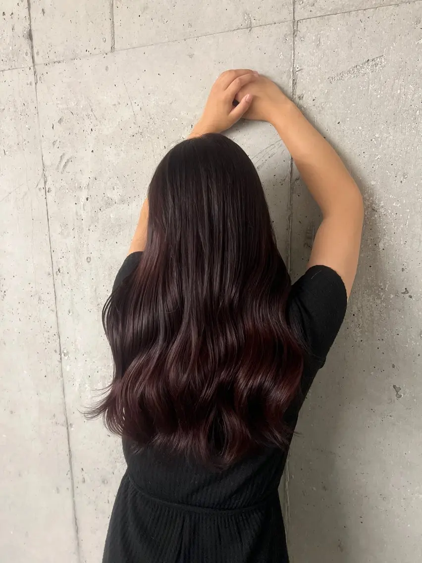 ロング カラー ブリーチ 透明感カラー ハイトーンカラー ブリーチなしカラー 髪質改善 カット ヘアカラー トリートメント 頓所 大昂のヘアスタイル