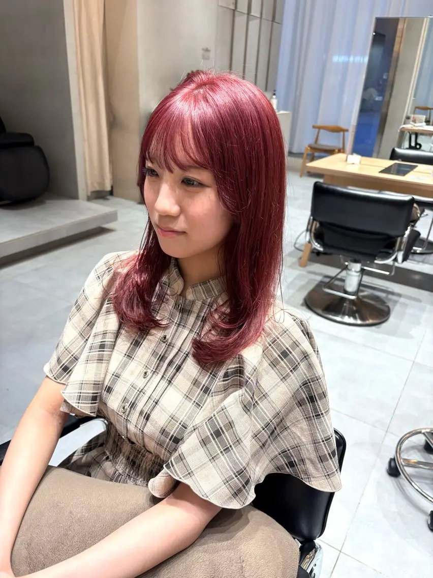 ロング カラー ヘアカラー トリートメント ヘアセット 垢抜け/レイヤー /艶カラー🪼風香のヘアスタイル