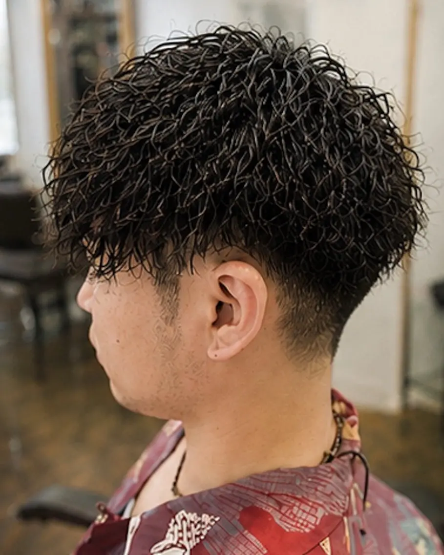 パーマ メンズ カット パーマ 【メンズ&髪質改善】 萬納陽介のヘアスタイル