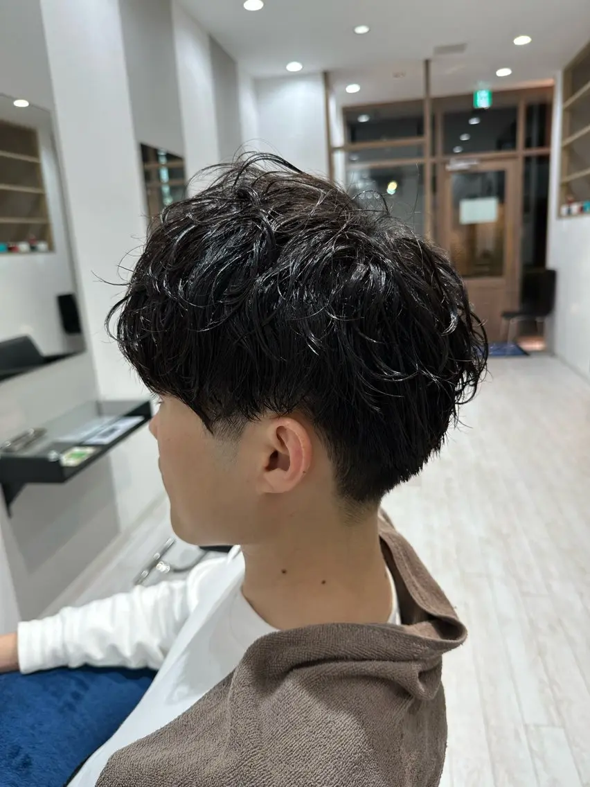 パーマ メンズ カット パーマ トリートメント 清塚　広斗 髪質改善/メンズヘアのヘアスタイル