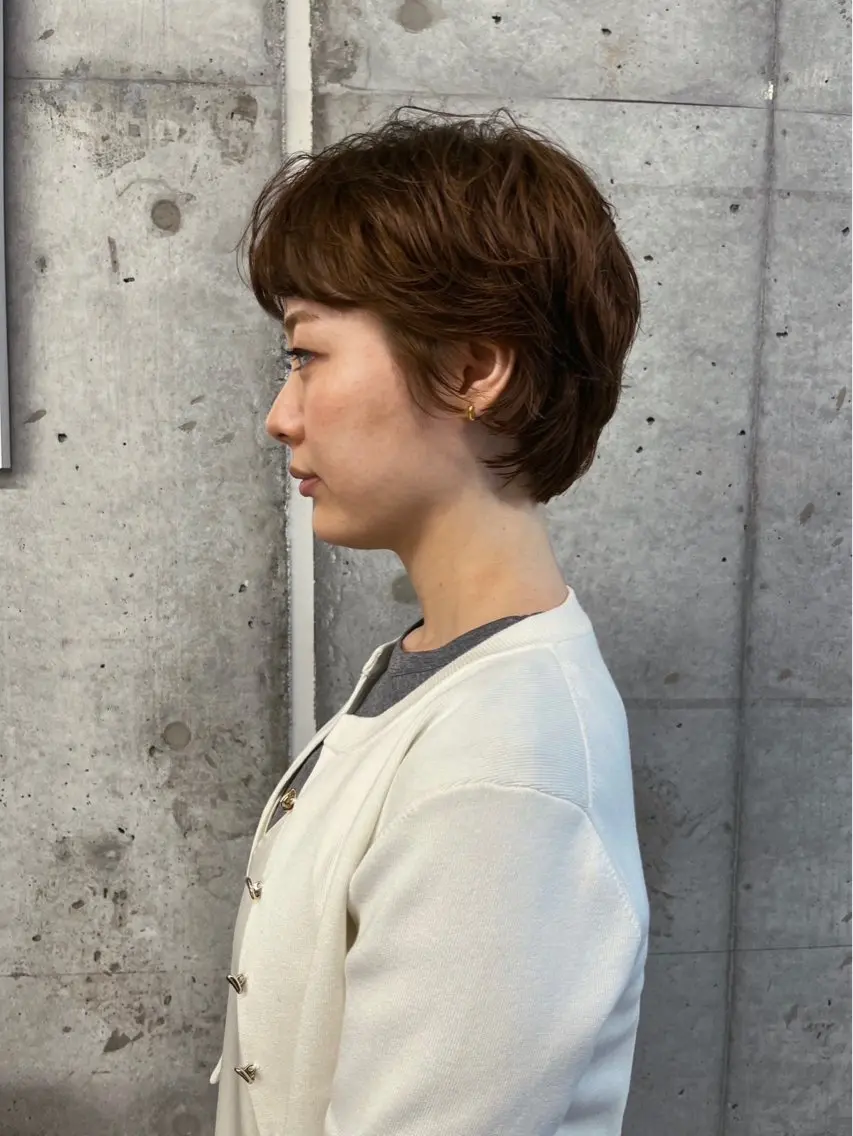 ショート aco/名古屋.栄 ボブ/透明感カラーのヘアスタイル