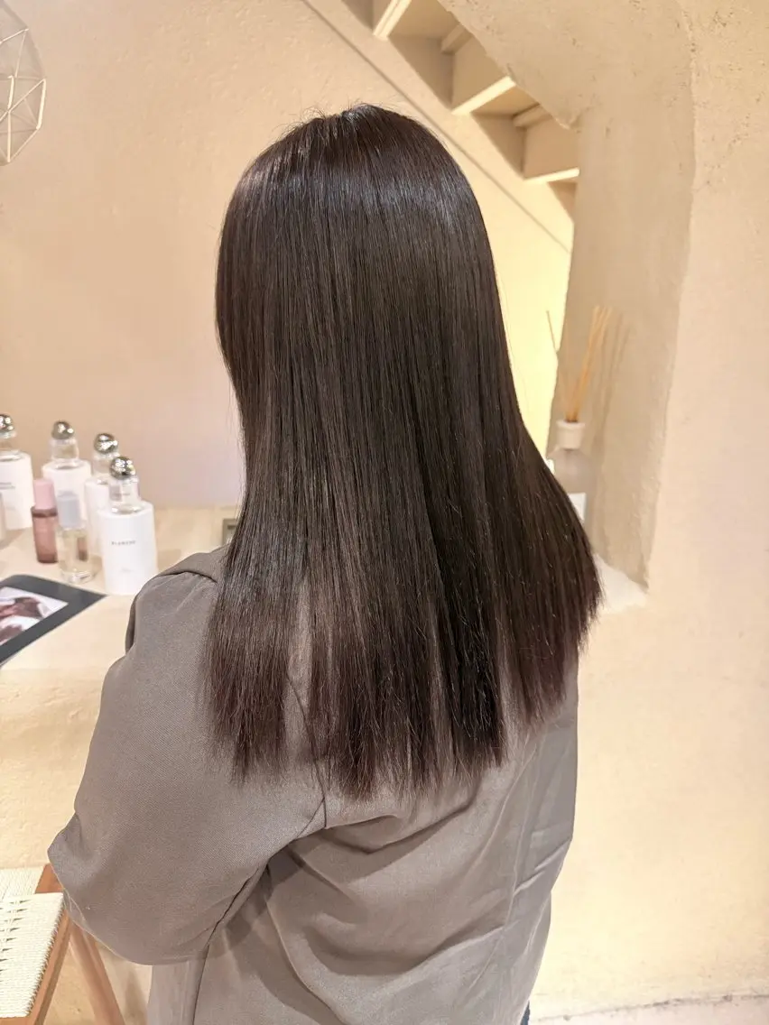 《🩶oggiottoフルコース🩶》【縮毛矯正+カットカラー+オッジオット7stepトリートメント】の写真
