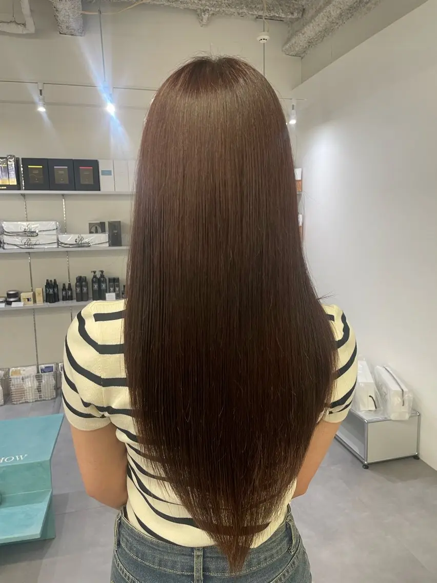 カラー ブラウンカラー カラーモデル募集/ 森本明花のヘアスタイル