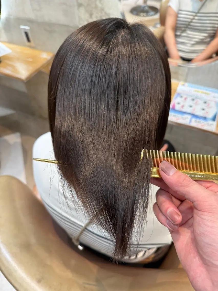 ショート カット 縮毛矯正 トリートメント レイヤー🪽縮毛矯正 🪽Wカラー/大田のヘアスタイル