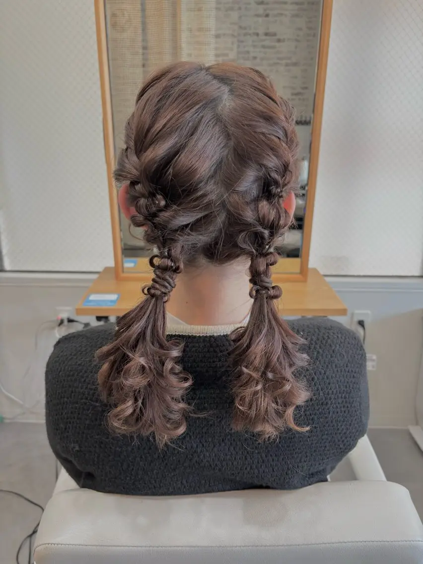 ロング rinrin 天文館のヘアスタイル