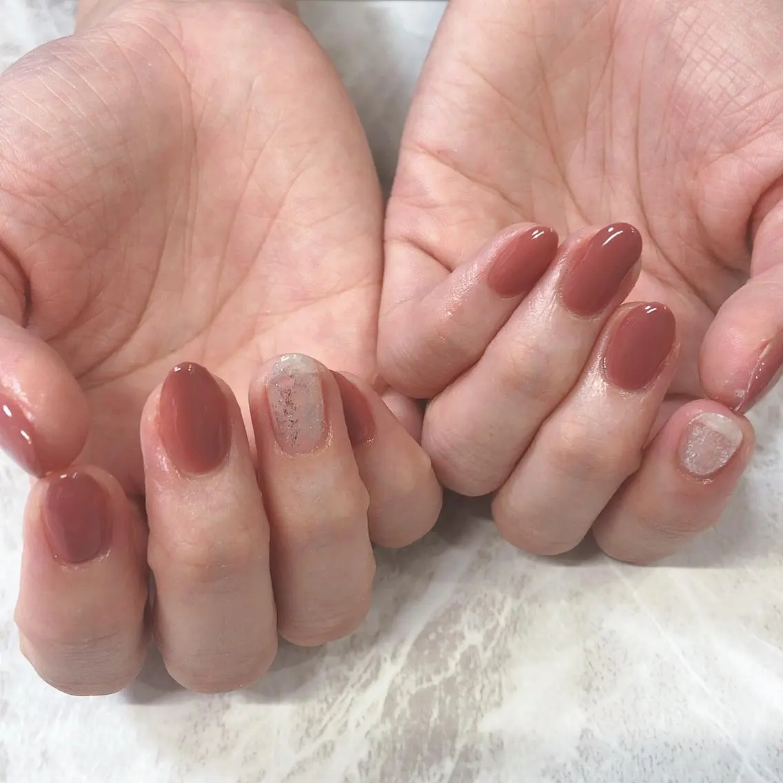 ネイル ハンドネイル 西岡 杏のネイルデザイン