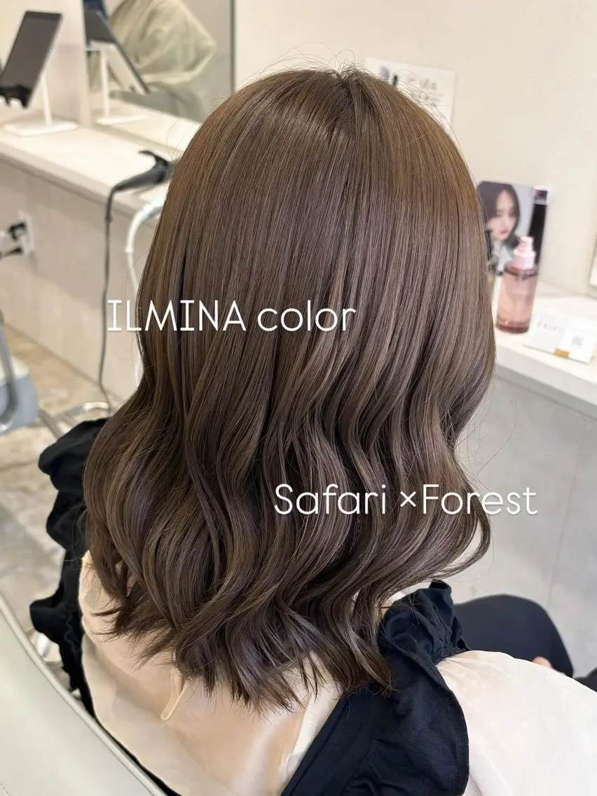 🧸人気No.１𖤐⡱似合わせカット＋潤い艶カラー＋oggiottoケアトリートメント＋marbb𓂃🫧‪の写真