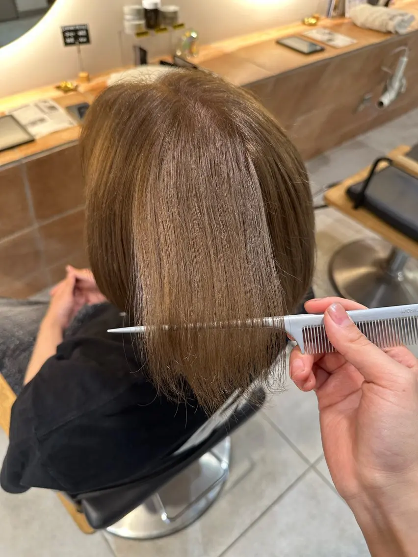 メンズ メンズブリーチ ヘアカラー 横浜⭐️ブリーチ モデル💫あみ💫のヘアスタイル