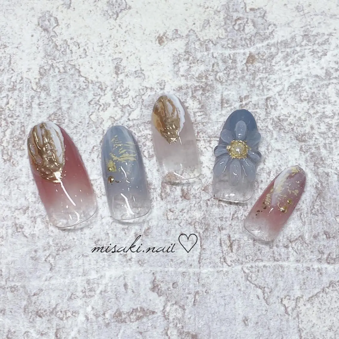 ネイル 韓国ネイル ワンホンネイル ハンドネイル nailsalon miinailsのネイルデザイン
