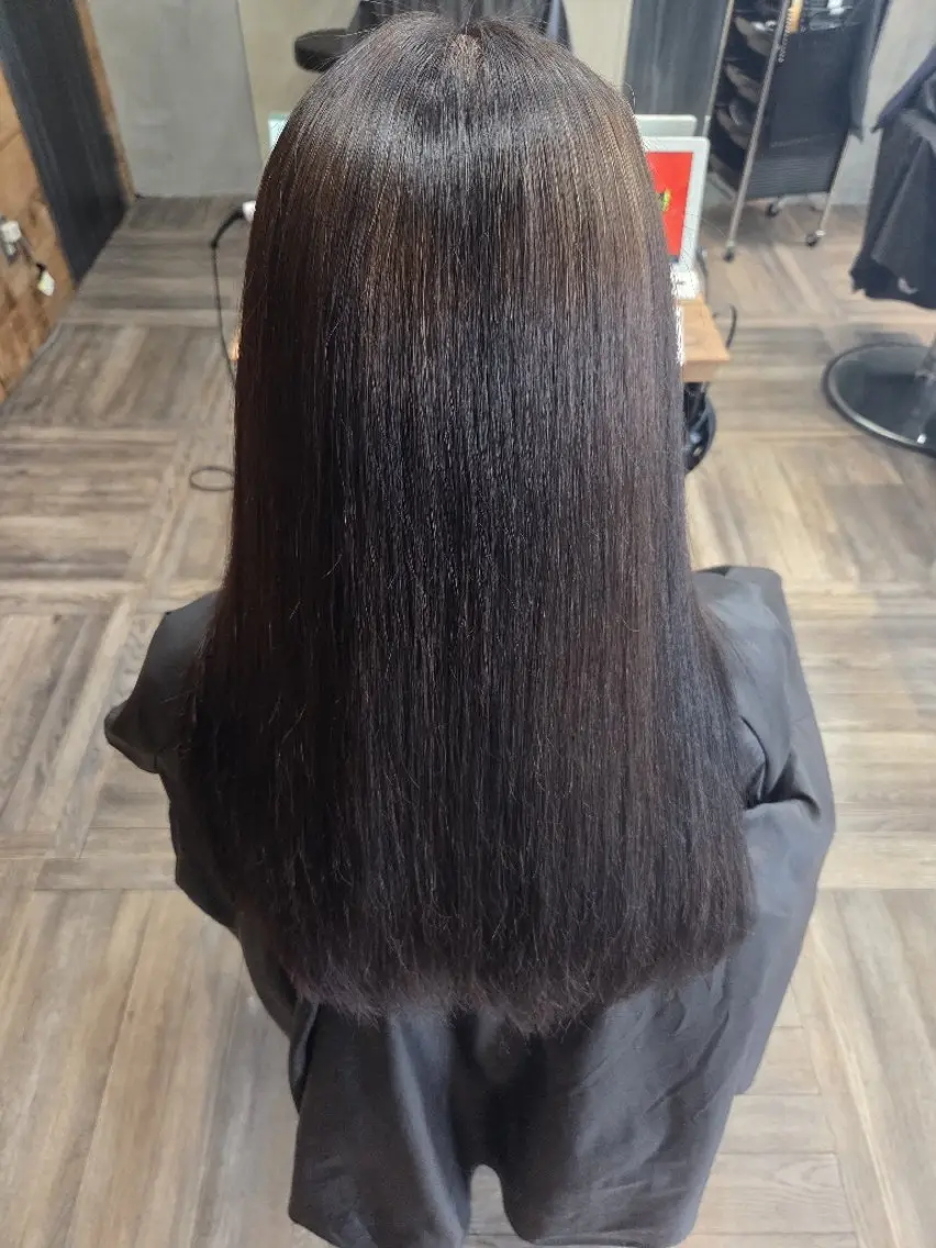 ロング カラー ブリーチ ブラウンカラー 神成 永遠のヘアスタイル