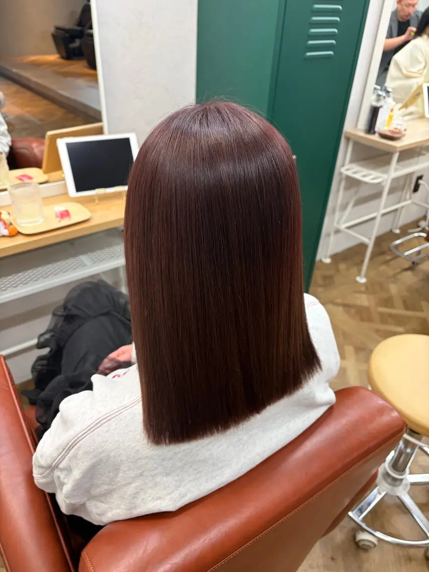 当日限定✨髪質改善カラー8800円 ケアしながら叶うサラサラ髪へ🤍※カットはついておりませんの写真