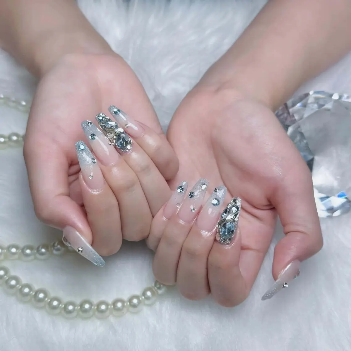ネイル アートネイル ジェルネイル 韓国ネイル ロングネイル 持ち込み Umee Nailのネイルデザイン