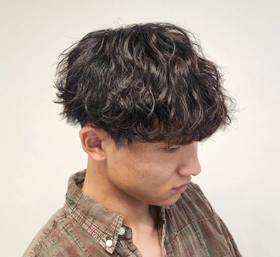 ショート パーマ メンズ 【イケメン風パーマ】 SHOFYのヘアスタイル