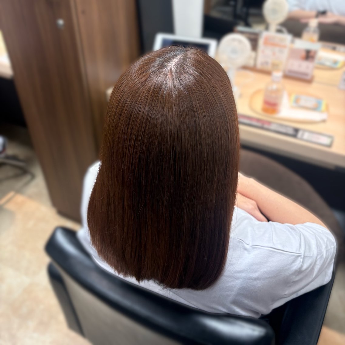 ミディアム カラー 縮毛矯正 ☻水谷未南☻三軒茶屋 /ヘッドスパ🫧のヘアスタイル