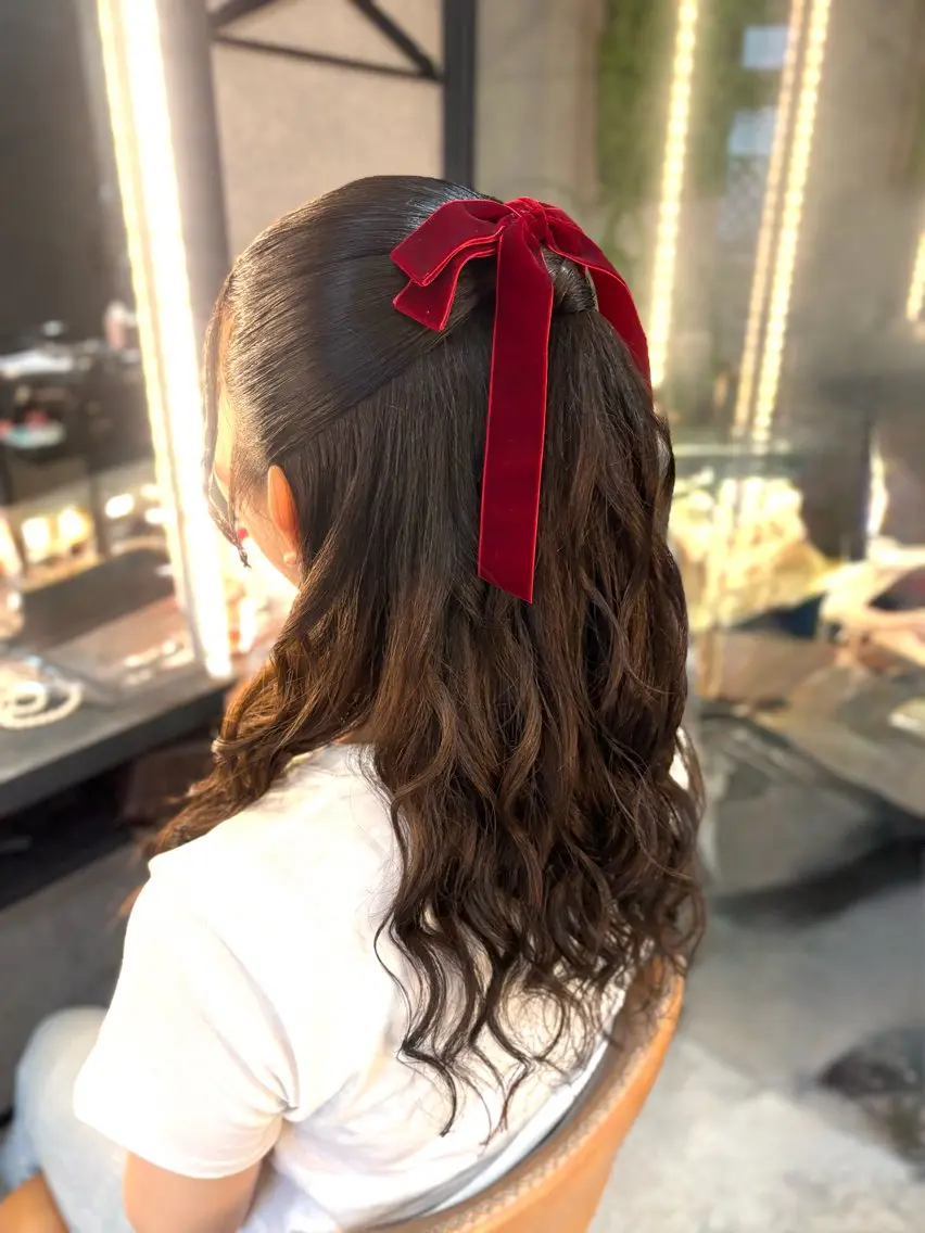セミロング ヘアアレンジ ハーフアップ ヘアメイク スーのその他イメージ