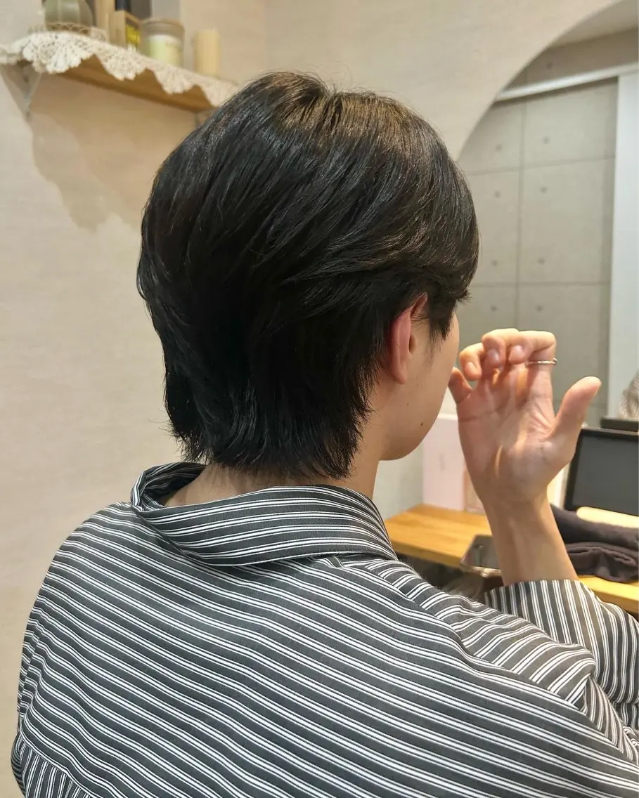 メンズ メンズパーマ パーマ 韓国ヘア🇰🇷船橋 髪質改善/上野愛果のヘアスタイル
