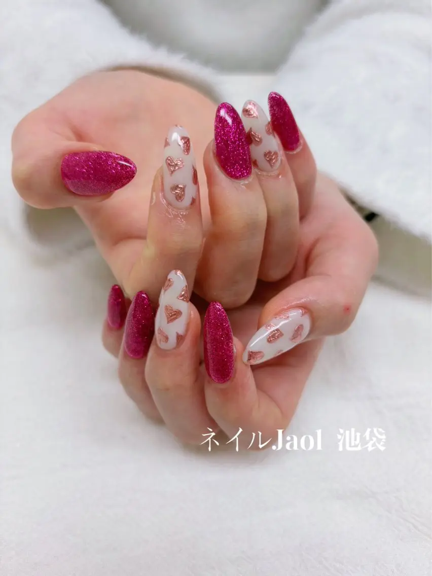 セミロング ネイルJaol 池袋のネイルデザイン