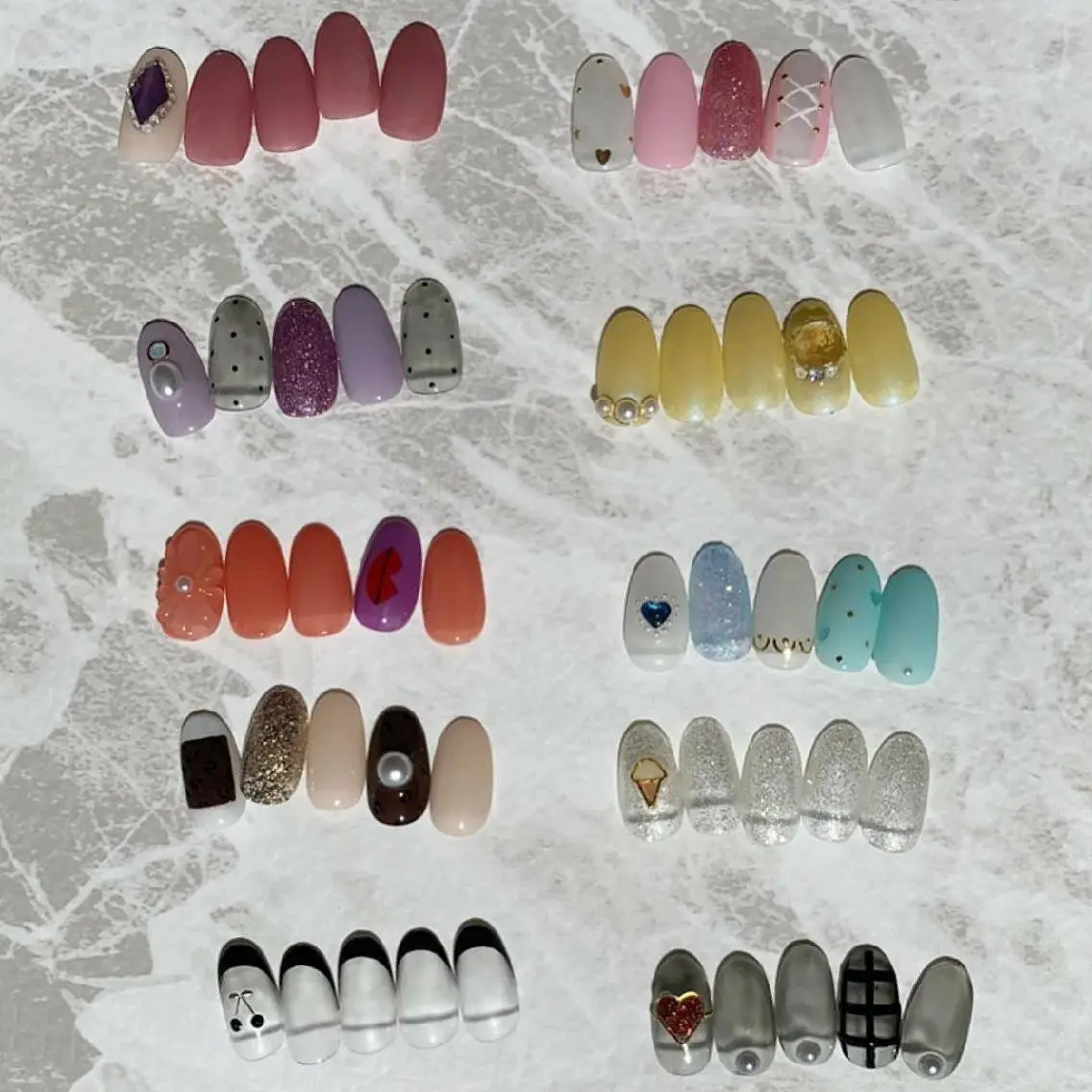 ネイル ハンドネイル ハンドケア lylynail YUUKAのネイルデザイン