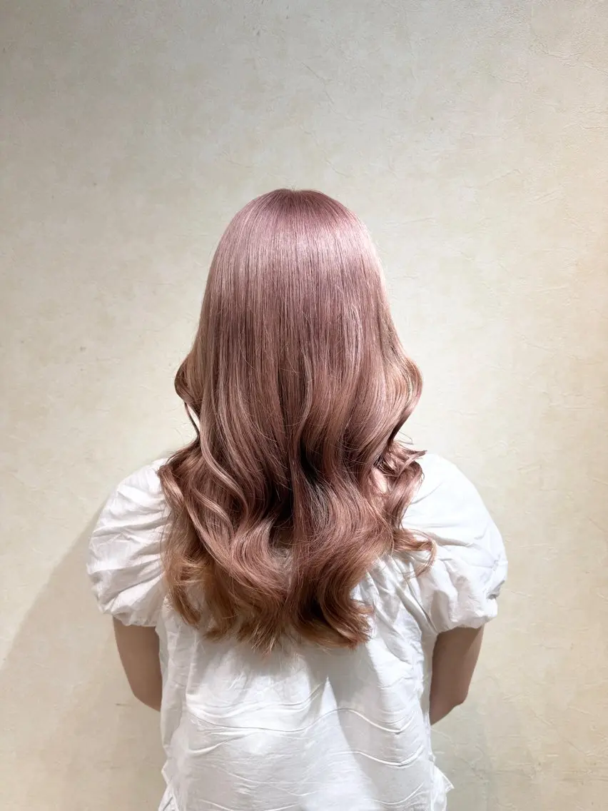 カラー ベージュカラー ブリーチ 透明感カラー ピンクカラー カット ヘアカラー ハイトーン✨髪質改善 ✨スパ得意✨ミヤタのヘアスタイル