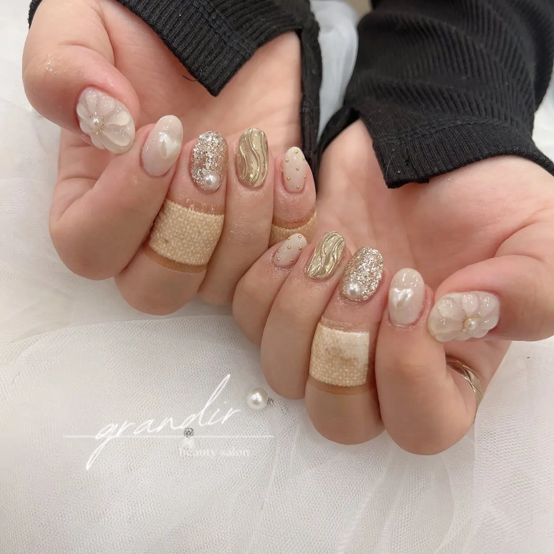 ネイル grandir🦋 MOMOKAのネイルデザイン