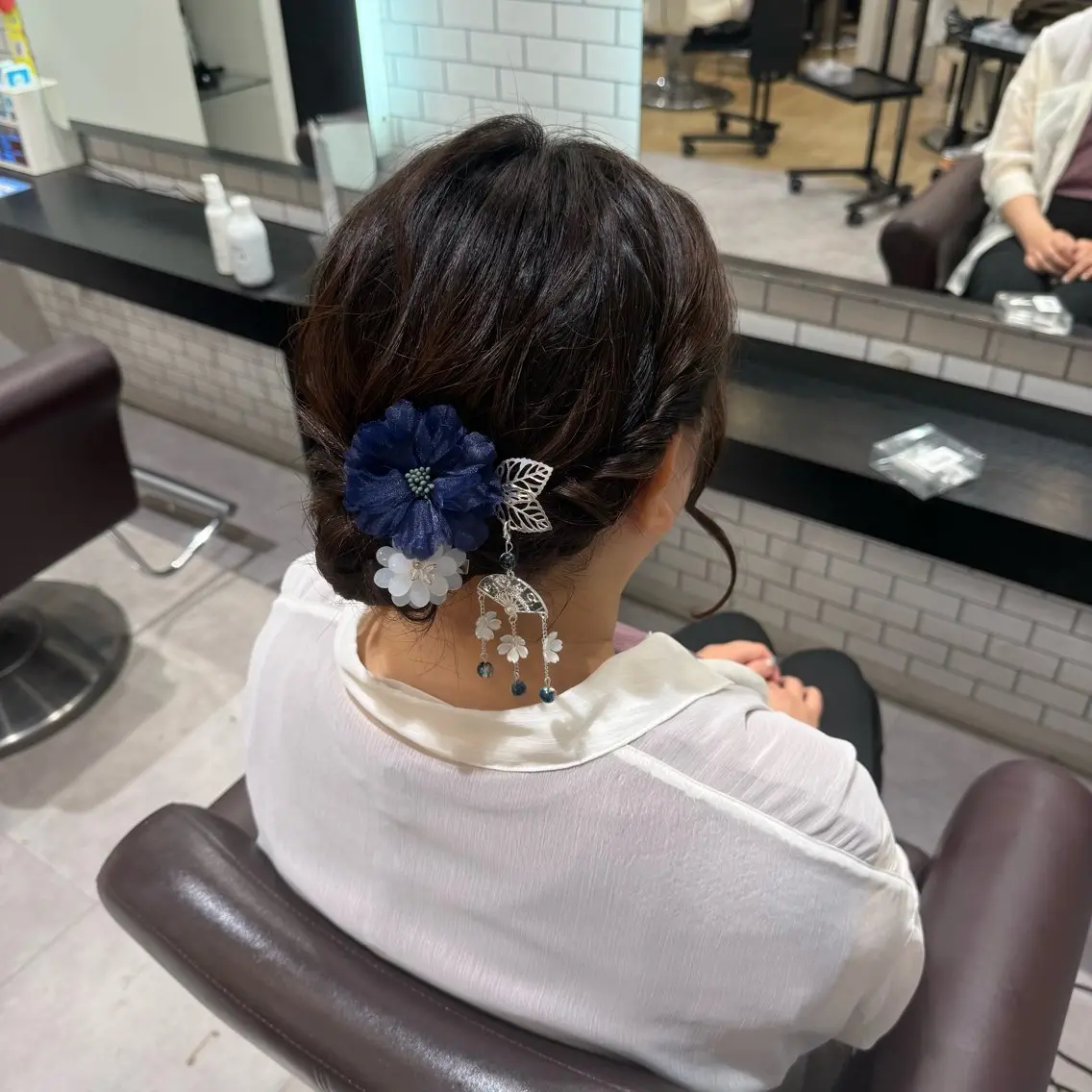 セミロング ヘアアレンジ 🎀ヘアアレンジ 🎀ななみのヘアスタイル