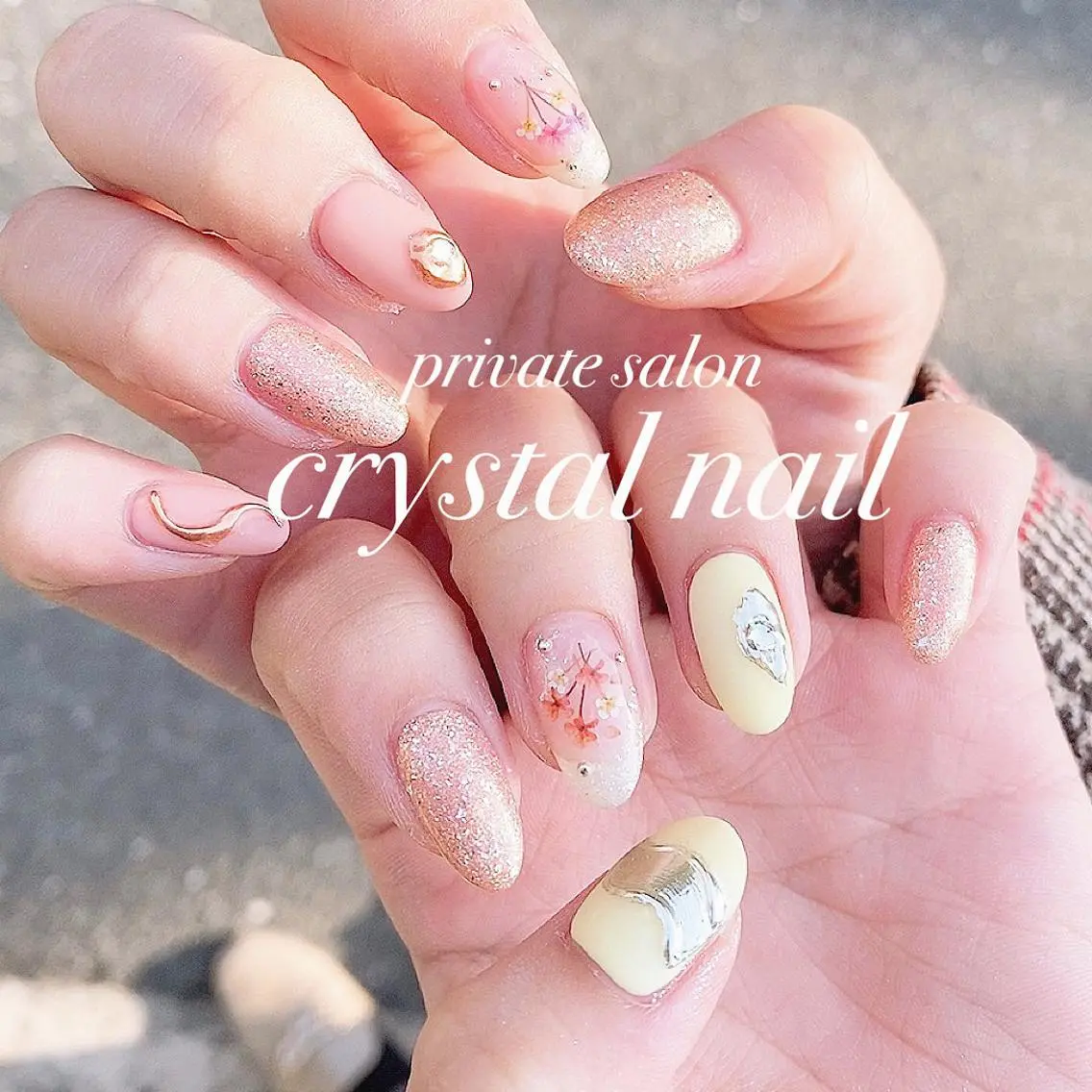 ネイル ハンドネイル Crystal Nailのネイルデザイン