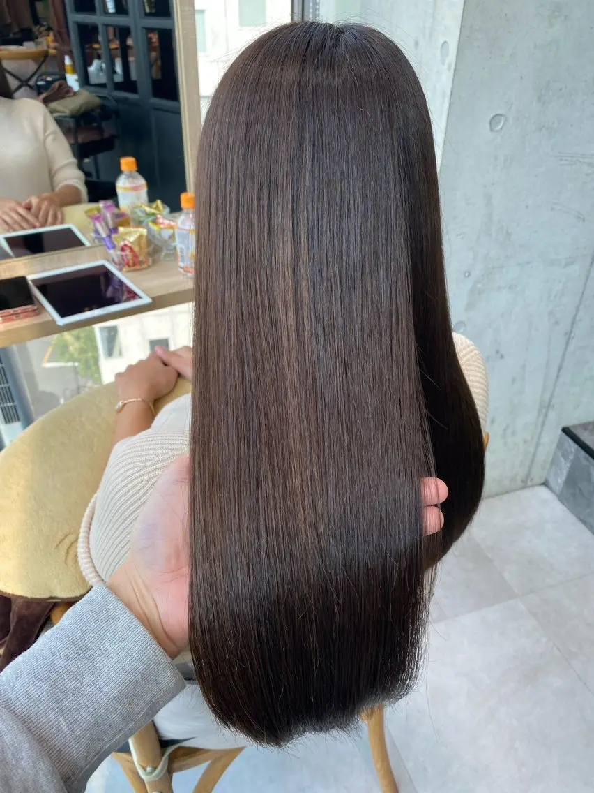 ロング 伸ばしかけ 髪質改善 縮毛矯正 ショート職人 美容師【KENTA】のヘアスタイル