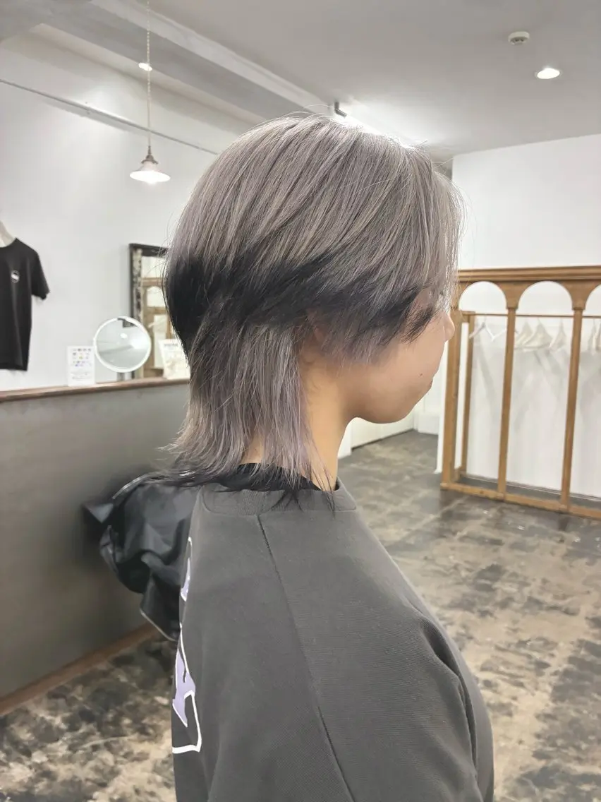 カラー ヘアカラー 根元 優のヘアスタイル