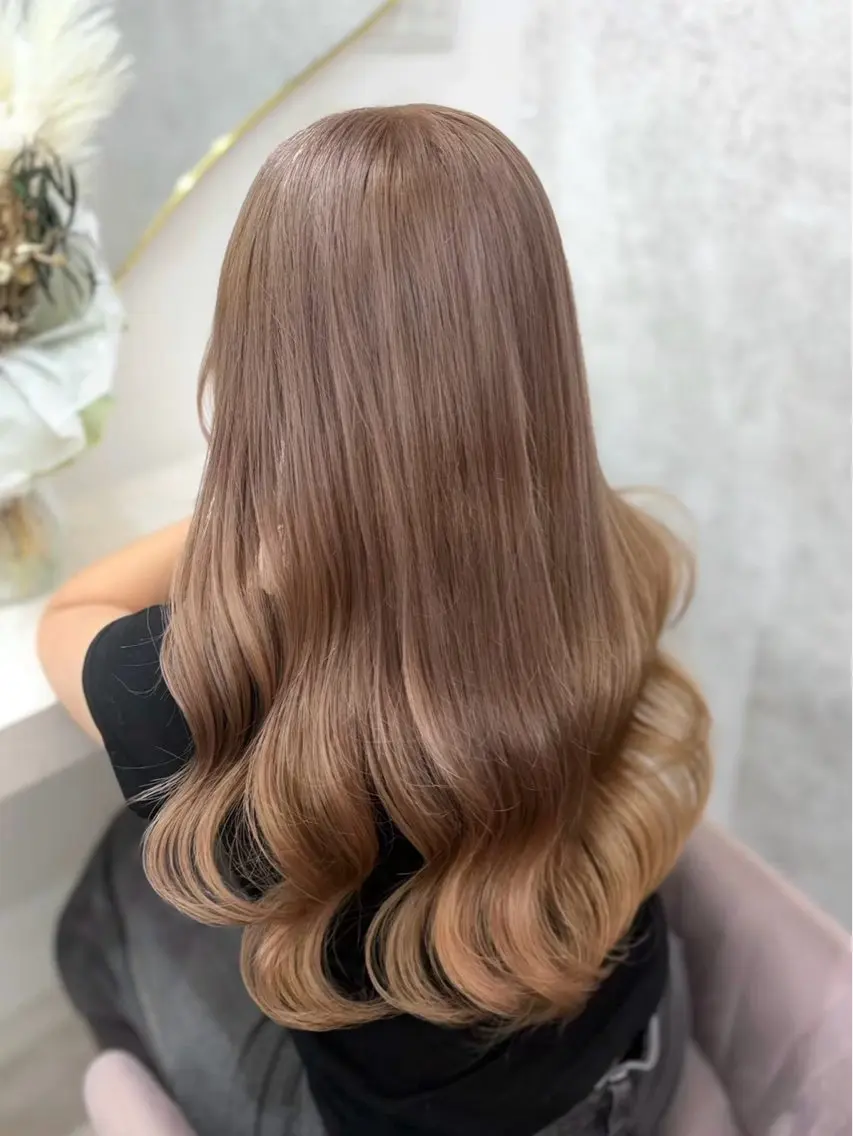 ロング カラー ‪💄心 葉/大宮 /ワンカラー🖤のヘアスタイル