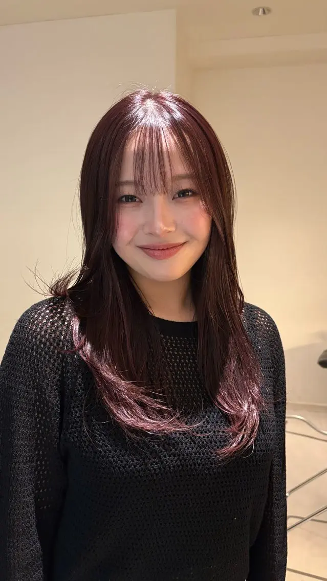 ロング カラー ヘアカラー トリートメント Dreap anのヘアスタイル