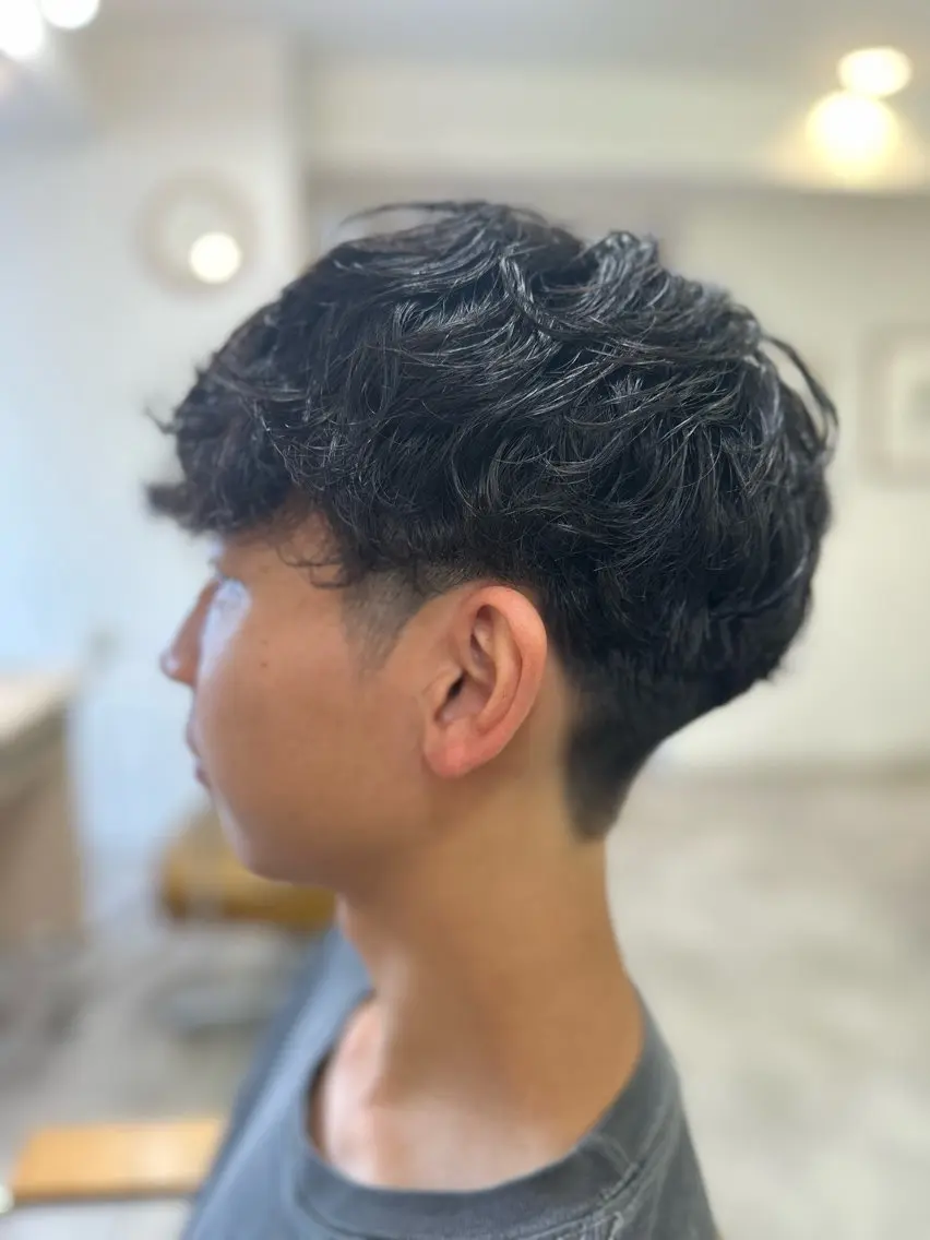 パーマ メンズ メンズパーマ 立川 芽依のヘアスタイル