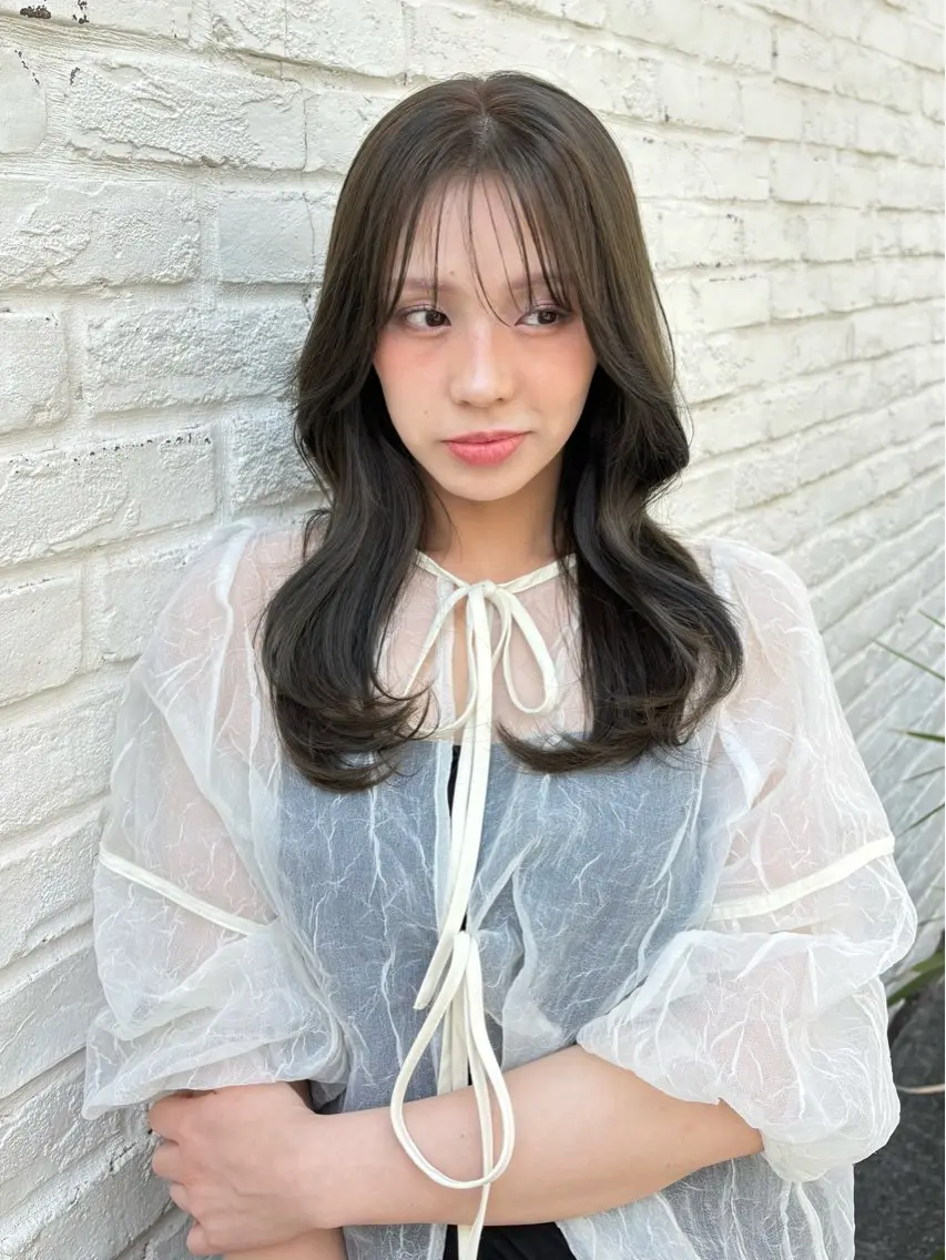 セミロング カラー カット ヘアカラー トリートメント ヘアセット 🌻暖色カラー🌻 sakuraのヘアスタイル