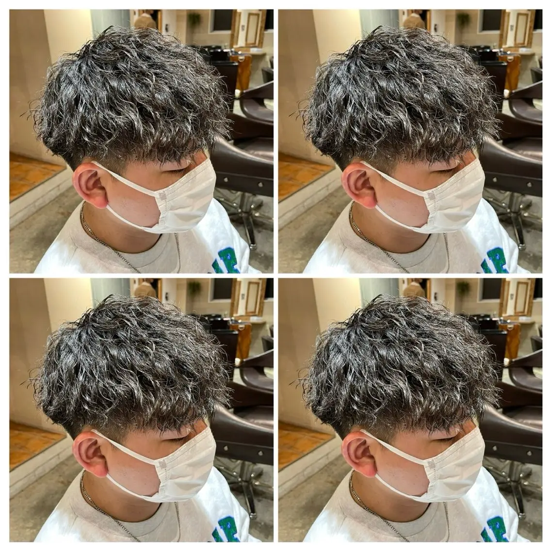 パーマ メンズ カット パーマ トリートメント ヘアセット メンズパーマ特化 店長望月謙二郎のヘアスタイル