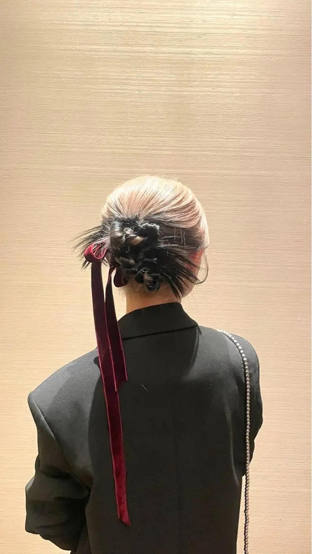 ヘアアレンジ ヘアセット オタク美容師☃️🩵 ヘアアレンジ/暗髪のヘアスタイル